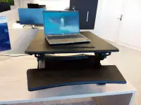 Sit Standing Desk Converter Height Adjustable Bureau assis-debou
