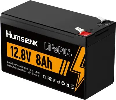 Je parle francais aussi -Selling brand new 2V 8Ah LiFePO4 Battery Lithium Built in Smart BMS, Portab...