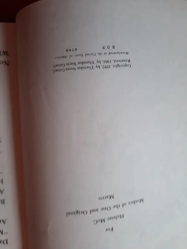 AND TO THINK THAT I SAW IT ON MULBERRY STREET  DR. SEUSS BOOKS in Children & Young Adult in Muskoka - Image 4