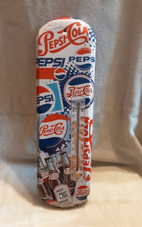 Pepsi reproduction metal thermometer 