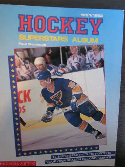 This great collection includes the following: * 1991/1992 Hockey Superstars Album (15 posters) * 199...