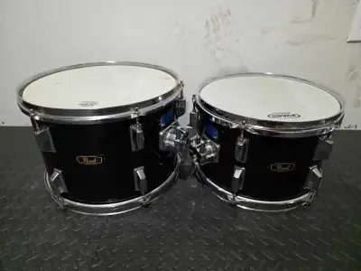Vintage Pearl 12" and 13" Tom, View more