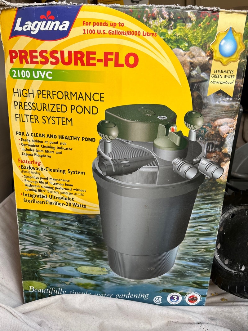 Laguna PressureFlo Pond Filter System 2100 UVC Please Read Other