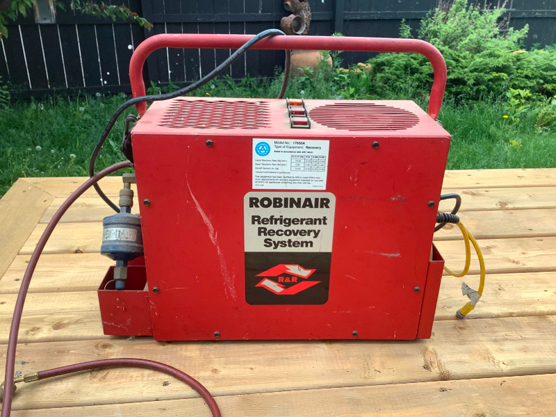 Used, Refrigerant recovery machine for sale  