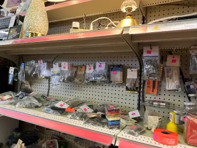 We clean out many garages and basements and rather than throw out hardware, building supplies etc, w...