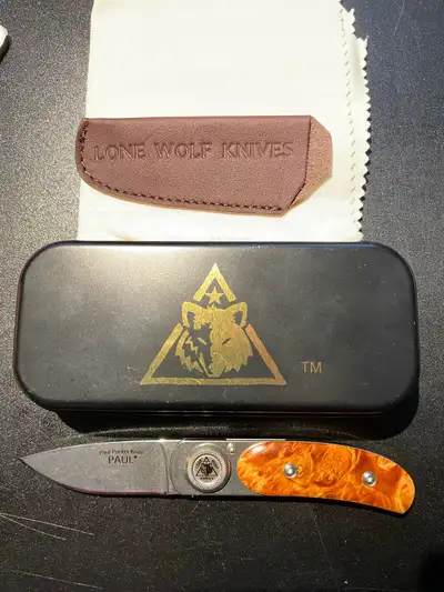 Lone Wolf Paul Pocket Knife, View more