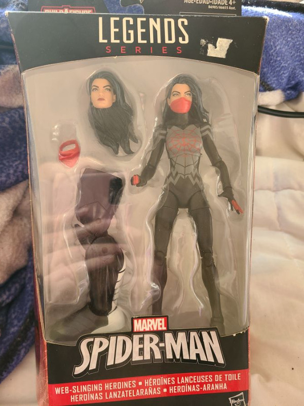 Marvel Legends - Silk Space Venom Build A Figure in Toys & Games in Regina