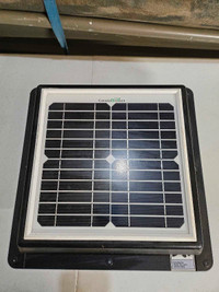 Solar Power roof Vent. Brand new. 10 watt. 500.sq. ft. Coverage