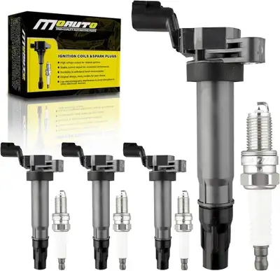 Get your vehicle running smoothly again with this complete ignition tune-up kit. This set includes h...