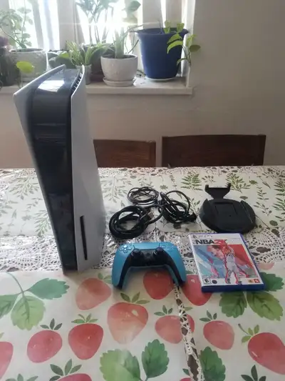 PS5 Disc Edition Console + 1 Game and Accessories , View more
