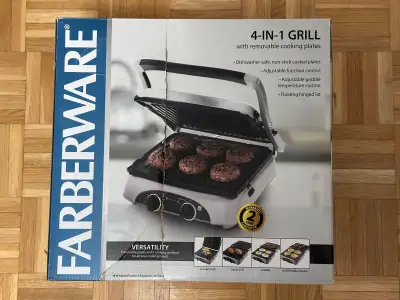 Farberware 4 in 1 grill brand new in box 50 OBO , View more