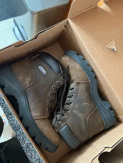Steel Toe Memory Foam Boots Women’s (Size 8 Skechers), View more