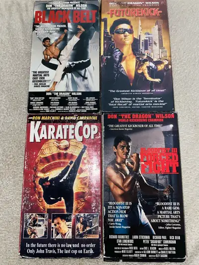 Cult Martial Arts VHS Karate Cop Blood Fist III + Lot, View more