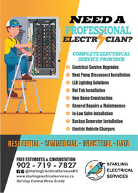 Electrician team for hire, jobs big or small
