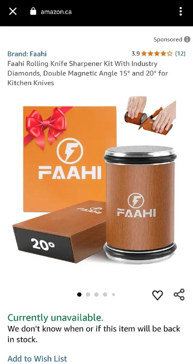 Faahi Knife Sharpener Kit in Hand Tools in Markham / York Region - Image 2