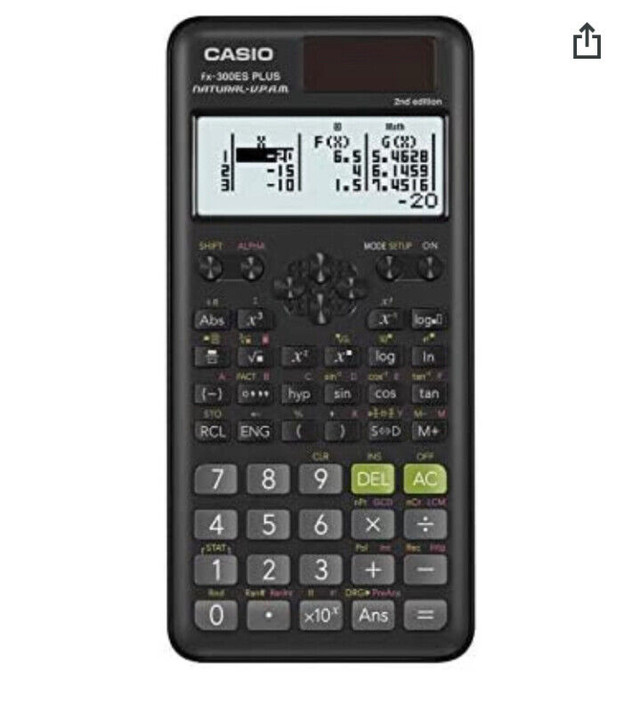 Casio FX-300ESPLUS2 with Authenticity verification (FX-300ESPLS2 dans Autre  à Winnipeg - Image 4