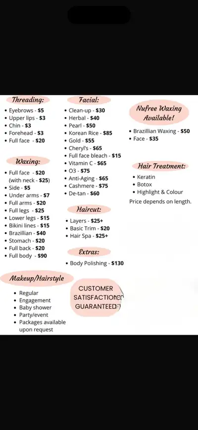 beauty lounge in Mississauga , View more