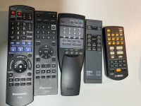 Panasonic, Pioneer  and Yahama remotes