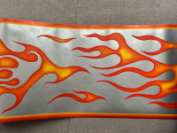 Flame / fire wallpaper border 
