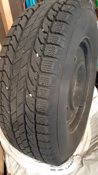 4 Snow Tires on steel rims - Good Tread BF Goodrich 235/70R16 Winter Slalom Fits Mazda CX-5