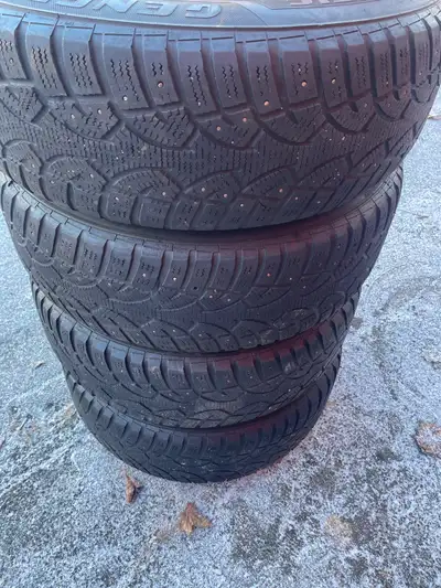 Set of 4 Winter tires on rims Used on 2015 RAV4 Should be good for another season. 5x114.3 Bolt patt...