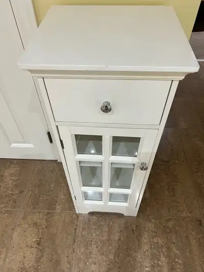 White Bathroom Storage Cabinet, View more