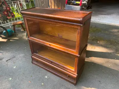 For Sale - Globe-Wernicke Sectional Two Tier Bookcase, View more