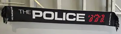 RARE VINTAGE 1981 POLICE SCARF, View more