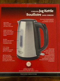 jug kettle brand new 1.7 litre; 12 cups