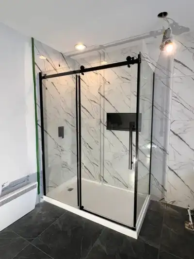 Installation et reparation portes de douche en verre tout modele, toute marque, tout grandeurs, (Ove...
