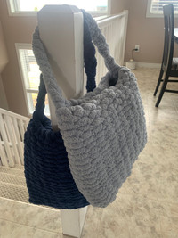 Hand knit bag