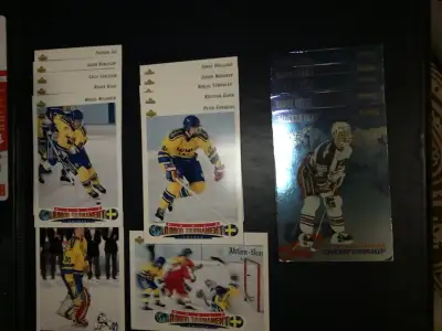 Mint Cards 92 Upper Deck World Junior Championship Forsberg+ $15, View more