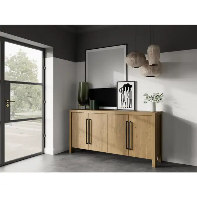 72” Modern Sideboard Buffet Cabinet - BRAND NEW in Other in Oakville / Halton Region - Image 5