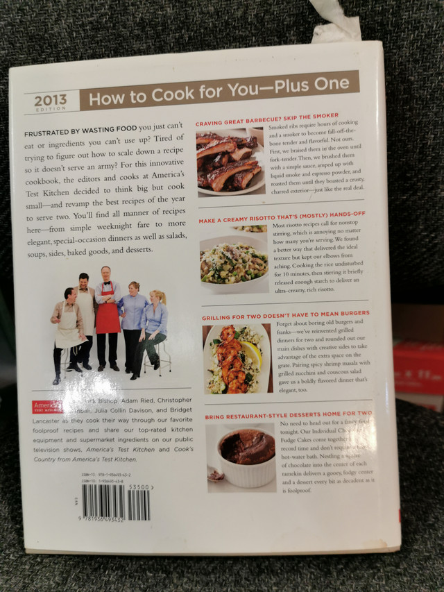 America's Test Kitchen Cook Book - Cooking for 2 in Other in Norfolk County - Image 2