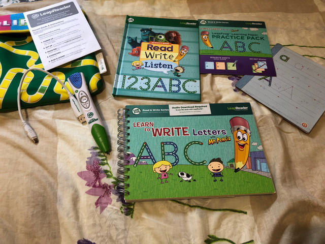 Leapfrog LeapReader Pen with Learn to Write Letters Workbook in Children & Young Adult in Kingston