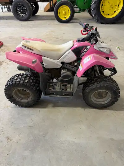 2013 Polaris 50 Quad. Good shape. Runs good. Just needs a new battery. Kids have out grown it.