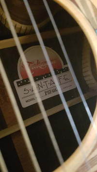 Takamine Santa Fe PFF49C six string guitar.
