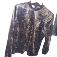 Leather Velvet Mix  Conrad C.1/4 zip Shirt