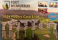 Fort McMurray Golf Club Players Cards