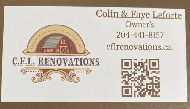 C.F.L. Renovations help wanted64689495490690121