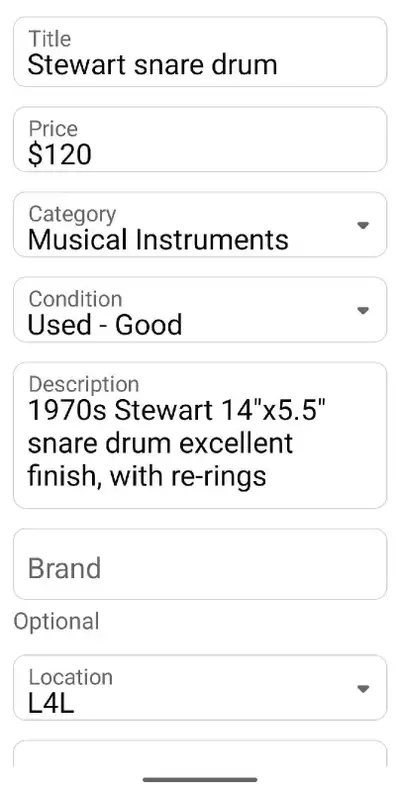Stewart snare drum, View more