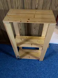 Small Homemade Wooden Shelf 