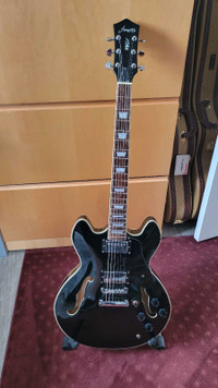 Firefly 335 with Epiphone pickups.