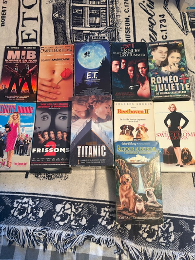 11 Films VHS français et anglais (voir détails), View more