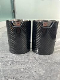 BMW M PERFORMANCE EXHAUST CARBON TIPS