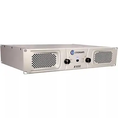 Crown X1000 power amp, View more