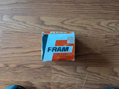 For sale is a New Fram Oil filter Ph3387A. This fits numerous GM vehicles. 05-91 BUICK V6-3.8L 91-88...