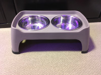 Top Paw Elevated Double Diner Pet Feeder
