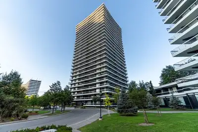 Rarely Available Super Spacious and Bright 24 Floor Unit with huge balcony and amazing panoramic vie...