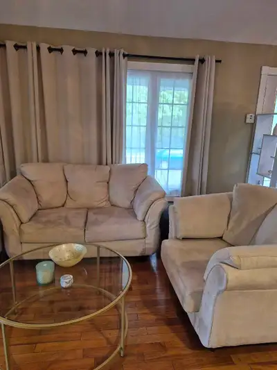 Living Room Sofa and Armchair Set, View more
